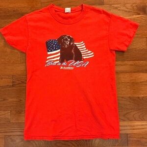 ACADEMY SPORTS DOG USA RED SHIRT SMALL